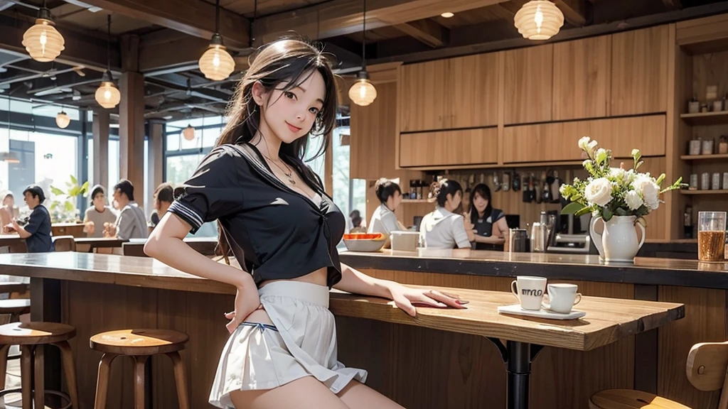 ((((((((((I can see her panties))))))))))
((((((((Emphasize cleavage))))))))
((((((((A junior high school girl in a sexy white short-sleeved sailor uniform))))))))
((((((((mini skirt))))))))
((((((((((I can see her panties))))))))))
8K、RAW Photos、Highest quality、Super detailed、Super Resolution、Ultra HD、8K壁紙、Amazing details



(((((((Inside the Starbucks store)))))))、
((((((Sit down and eat cake、Drink Starbucks coffee、smile))))))、((Heart Necklace))




Modern and sleek design：Interior design using natural materials、Many of the designs are warm and made using wood and metal.。
Large windows：自然光をたっぷり取り入れるためのLarge windowsがあり、Providing a bright and open space。
Green Interior：Potted plants are effectively placed、It creates a relaxing atmosphere。
artwork：Works by local artists、Starbucks-related art on display。
Cozy seating：Cushioned chairs and sofas、Bar sheet etc.、A variety of seating options available。
Open kitchen area：Being able to see how drinks and food are made、We provide peace of mind and transparency。
Unique lighting：Antique lamps and chandeliers、Modern lighting fixtures are used。
Comfortable background music：Relaxing music is playing、A comfortable space is provided。
Wide々Table space：一人でもグループでも使いやすいWide々There is a table with。
Community Table：There is a large table where you can socialize with other customers.。
Seasonal decorations：The decorations are themed according to the season.。
Design with a local feel：The design incorporates the local culture and characteristics.。
Fragrance production：コーヒーの香りが店内にWideがり、A space that satisfies the five senses has been created.。
Conversation with a barista：フレンドリーなConversation with a baristaが楽しめるカウンターエリアがあります。




8K、RAW Photos、Highest quality、masterpiece:1.2、Super detailed、Super Resolution、Ultra HD、8K壁紙、Amazing details、Photorealistic:1.4、Having fun by the water、Full Body Shot、Full body photo、High-resolution RAW color photos、Professional photos、A scene full of emotion、Very detailed and beautiful、Ultra HD、8K壁紙、Amazing details、Huge file sizes、Highly detailed beautiful girls、Highly detailed face Highly detailed eyes、Extremely realistic skin、 Highly detailed fingers, Highly detailed nose, Highly detailed mouth, Perfect Anatomy, Highly detailed background, Highly detailed clothing, Teen, cute女の子, Famous Japanese Idols, cute, Realistic body, Slender, White skin, Glowing Skin, Slim body, Realistic Face, Delicate eyes, double eyelid, 




