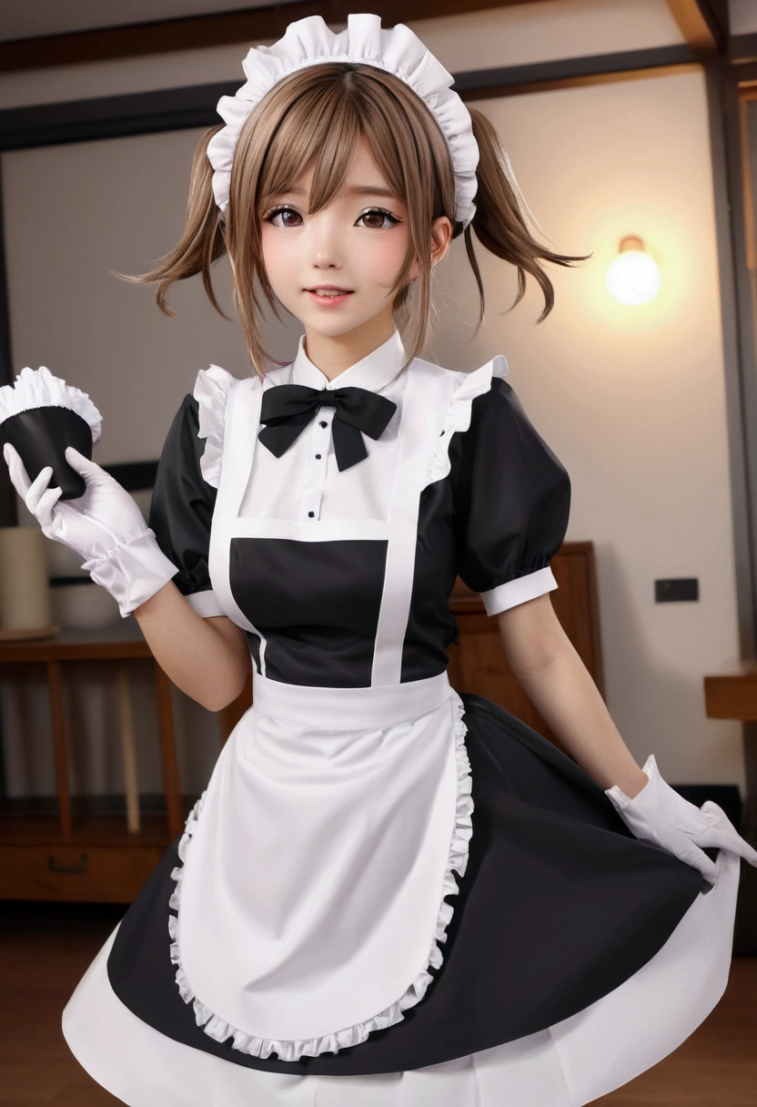 best quality, masterpiece, highres, solo, (nearl_arknights:1.10), (maid:1.40), (long maid dress:1.15), 28 cum vibrator