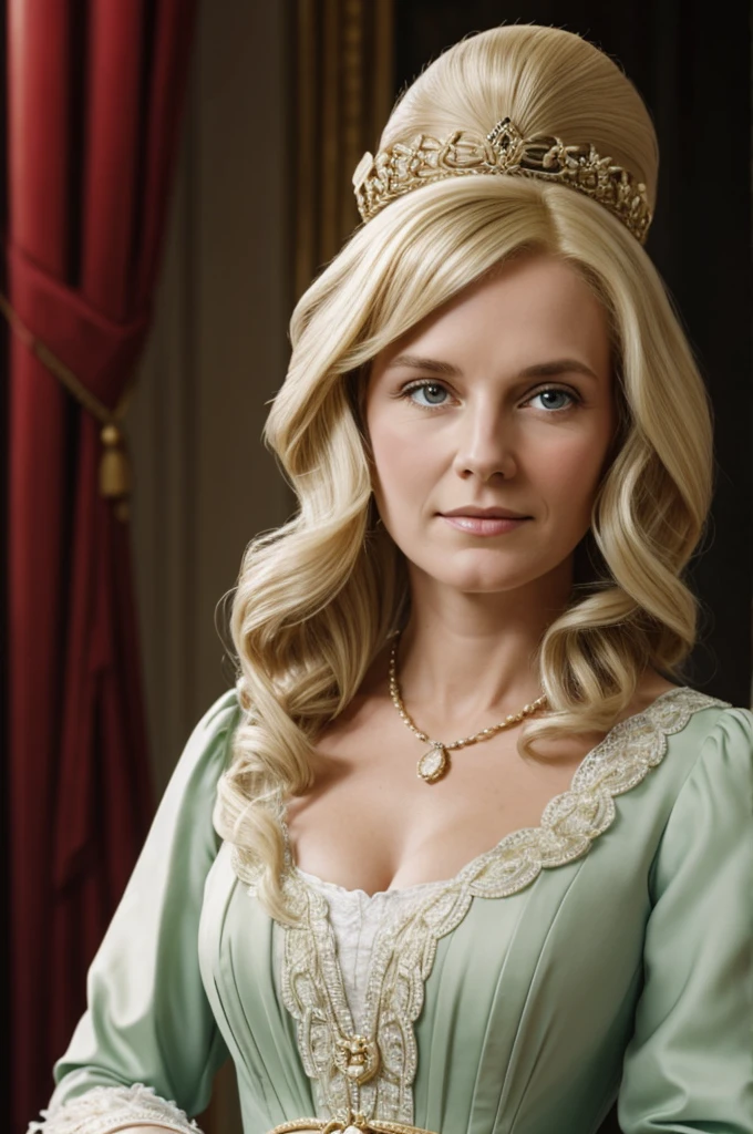 Cavendish Johnson, President of Vestalis in 1858, has blond hair.