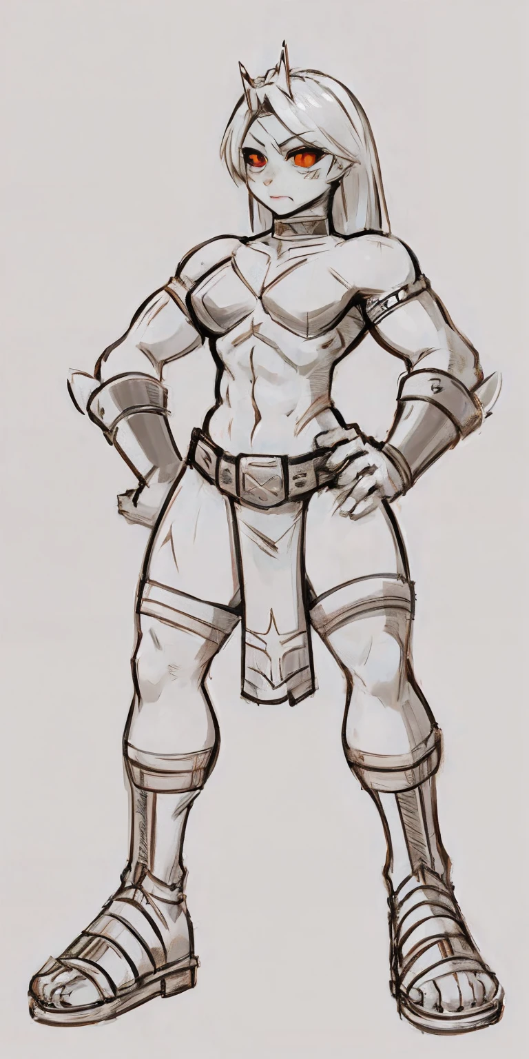 Solo Sexy young anthro acaliereptile dragon male mercenary medieval solider, slim slim muscular, anthro handsome gay shorter muzzle, handsome gay model male apperance, sword scars, worn out leather skimpy armament, low on hips heavy leather belt, old very worn out skimpy dirty linen material jockstrap, old yellow dirty worn out stains on white sawn jockstrap, very visible "x" brown seam pattern on the jockstrap, studded skimpy armlets breastplate armor, skimpy breastplate, leather bondages, fingerless leather gloves, smelly unwashed husk, dirty body look, desert battlefield, standing in sexy fighting position, close view of full character