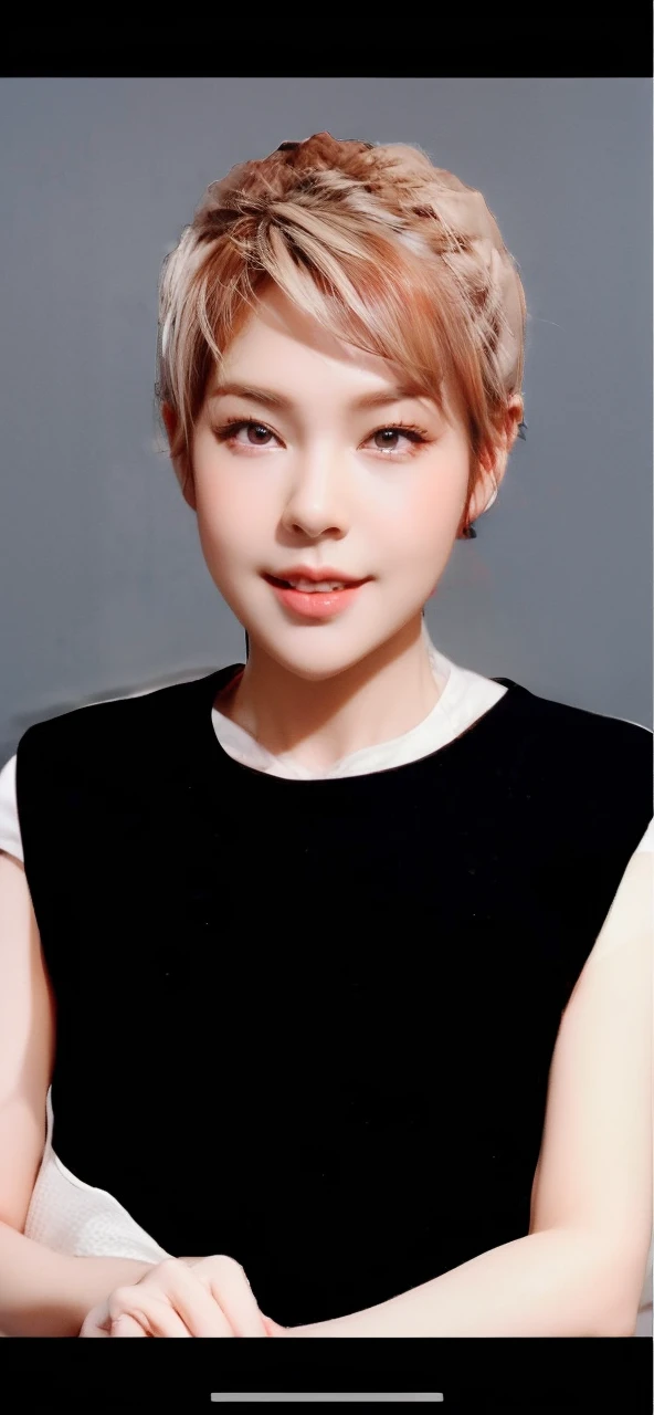 masterpiece, best quality, High resolution, 1 girl, Colored hair, Hair covers one eye, Red hair, multicoloRed hair, long hair, Purple Eyes, Two-tone hair, hair tie, earphone, white hair, , Bangs, very long hair, Medium breasts, Black skirt,(Huge breasts:1.2),Moist skin