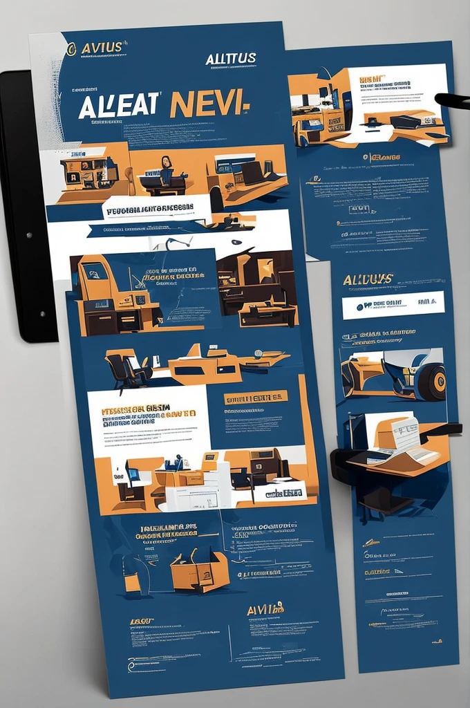 ad cover design for my company called alvattus I need it to grab attention, and that has to do with sales and sales scales