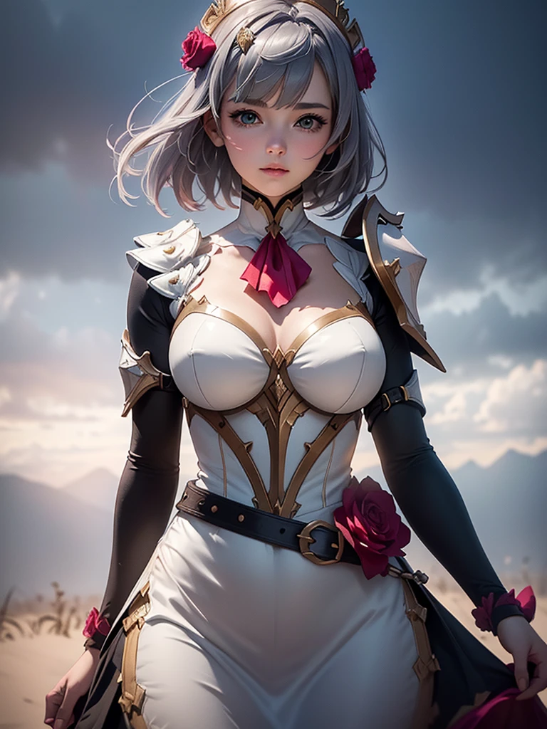 [Noelledef]:1.5,((Masterpiece,of the highest quality,Detailed images,Beautiful images))1.4(noel images、by bob、monstad、The wind blowandoble, Overall bright lighting、backlight、A fantastic atmosphere、thick fog)1.1(Beautiful body lines、beautiful neckline)
