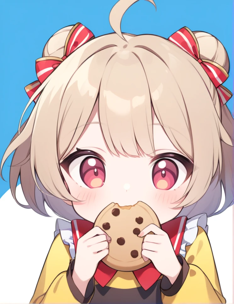 Cookie girl,eating cookie