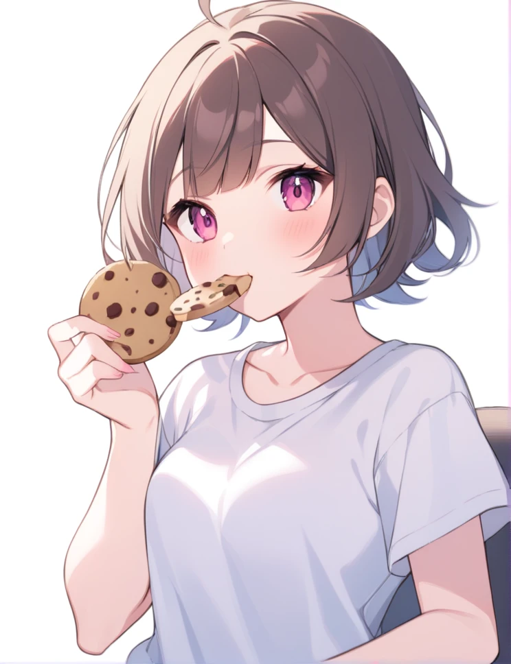 Cookie girl,eating cookie