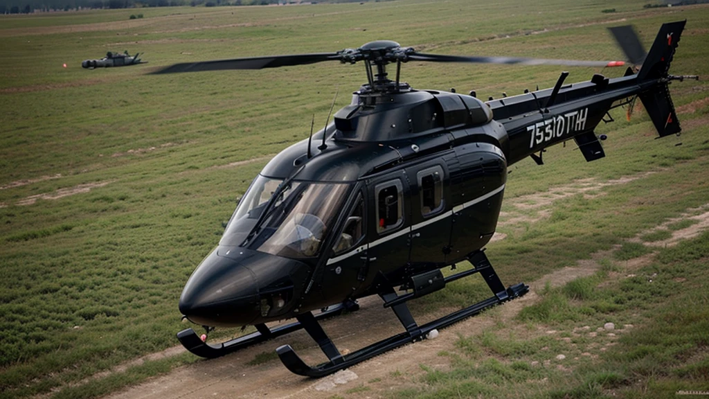 The K-50 Kasatka Black helicopter was seen circling the Russian military base