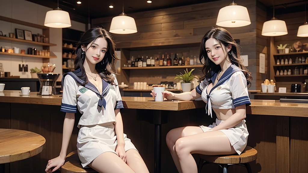 ((((((((Her sailor uniform is transparent and her bra is visible))))))))
((((((((Emphasize cleavage))))))))
((((((((A woman in a sexy white short-sleeved sailor suit))))))))
((((((((Ultra mini skirt))))))))
8K、RAW Photos、Highest quality、Super detailed、Super Resolution、Ultra HD、8K壁紙、Amazing details
(((((((Inside the Starbucks store)))))))、
((((((Sit down and eat cake、Drink Starbucks coffee、smile))))))、((Heart Necklace))
Modern and sleek design:Interior design using natural materials、Many of the designs are warm and made using wood and metal.。
Large windows:自然光をたっぷり取り入れるためのLarge windowsがあり、Providing a bright and open space。
Green Interior:Potted plants are effectively placed、It creates a relaxing atmosphere。
artwork:Works by local artists、Starbucks-related art on display。
Cozy seating:Cushioned chairs and sofas、Bar sheet etc.、A variety of seating options available。
Open kitchen area:Being able to see how drinks and food are made、We provide peace of mind and transparency。
Unique lighting:Antique lamps and chandeliers、Modern lighting fixtures are used。
Comfortable background music:Relaxing music is playing、A comfortable space is provided。
Wide々Table space:一人でもグループでも使いやすいWide々There is a table with。
Community Table:There is a large table where you can socialize with other customers.。
Seasonal decorations:The decorations are themed according to the season.。
Design with a local feel:The design incorporates the local culture and characteristics.。
Fragrance production:コーヒーの香りが店内にWideがり、A space that satisfies the five senses has been created.。
Conversation with a barista:フレンドリーなConversation with a baristaが楽しめるカウンターエリアがあります。
8K、RAW Photos、Highest quality、masterpiece:1.2、Super detailed、Super Resolution、Ultra HD、8K壁紙、Amazing details、Photorealistic:1.4、Having fun by the water、Full Body Shot、Full body photo、High-resolution RAW color photos、Professional photos、A scene full of emotion、Very detailed and beautiful、Ultra HD、8K壁紙、Amazing details、Huge file sizes、Highly detailed beautiful girls、Highly detailed face Highly detailed eyes、Extremely realistic skin、 Highly detailed fingers, Highly detailed nose, Highly detailed mouth, Perfect Anatomy, Highly detailed background, Highly detailed clothing, Teen, cute女の子, Famous Japanese Idols, cute, Realistic body, Slender, White skin, Glowing Skin, Slim body, Realistic Face, Delicate eyes, double eyelid,