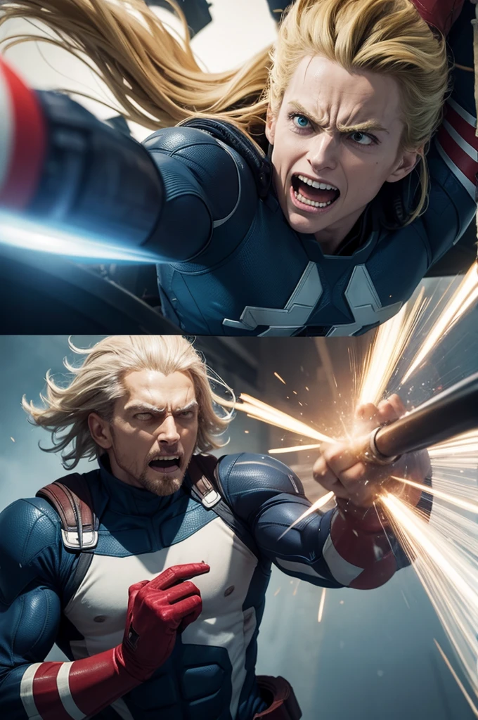 All Might VS Captain Homeland