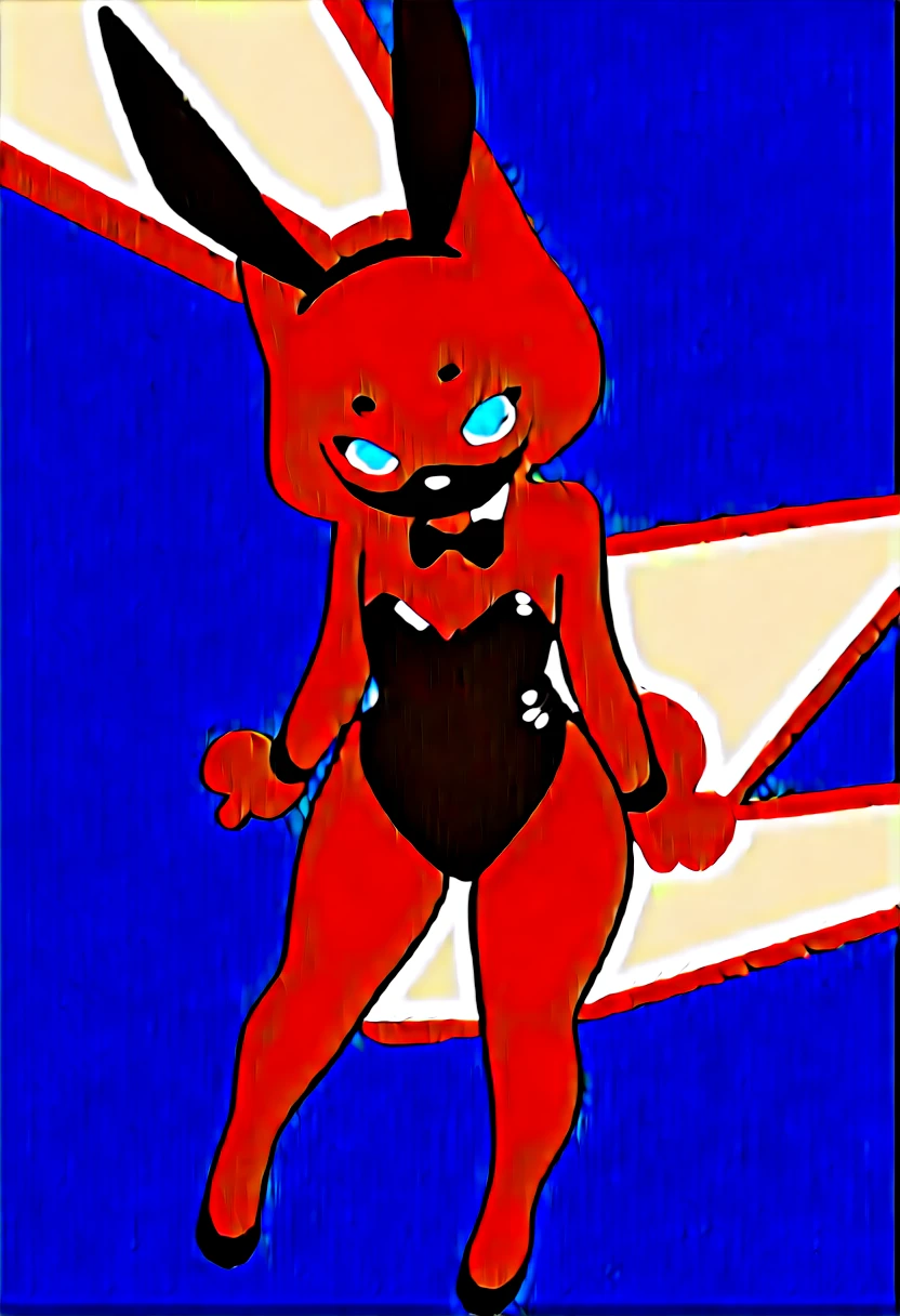 Highest quality, Highest quality, High quality illustrations, masterpiece, Ultra-high resolution, Detailed Background, cyber cafe, Absurd, Perfect Anatomy, performance, Good lighting, Shadows in the movies(kemono, Furry Personifi猫ion), Rubber suit, Rubber suit, latex, neon, neonライト, neonカラー, Bunny Suit, ribbon, Rubber mask, From above
