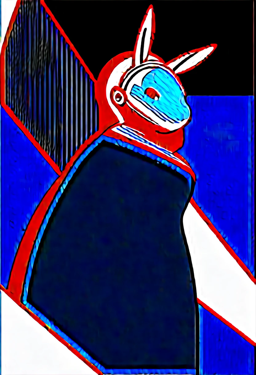 Highest quality, Highest quality, High quality illustrations, masterpiece, Ultra-high resolution, Detailed Background, cyber cafe, Absurd, Perfect Anatomy, performance, Good lighting, Shadows in the movies(kemono, Furry Personifi猫ion), Rubber suit, Rubber suit, latex, neon, neonライト, neonカラー, Bunny Suit, ribbon, Rubber mask, From above