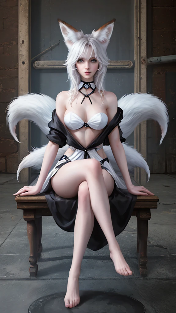 sitting fox