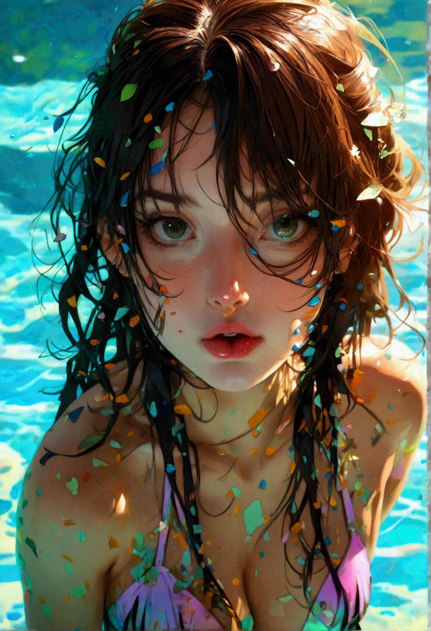 ((masterpiece:2.0, best quality)), ((ultra high res)), (photo realistic:1.4), 8k, absurdres, detailed shadow, (sharp focus:1.4), (super detailed skin:1.4), very cute, 20 yo, japanese, (extremely detailed eyes:1.4), (extremely beautiful eyes:1.4), (flat nose:1.0), (extremely detailed lips:1.4), (extremely beautiful and fresh lips:1.4), (round face:1.4), (baby face:1.0), (:1.0), break, (pool:1.4), (face close-up:2.0),
break, (pixie cut:1.4), (bangs:1.4), eyeshadow, lash extensions, dewy finish makeup, (open mouth:1.4), (tongue out:1.4), (arms behind back:1.8),
break, nsfw, (licking my dick:1.8), (perfect penis:1.4), (fellatio:1.5), (large penis:1.4), saliva, (one-piece swimsuit:1.4)