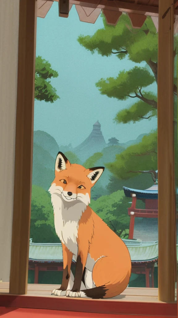 Fox at the shrine