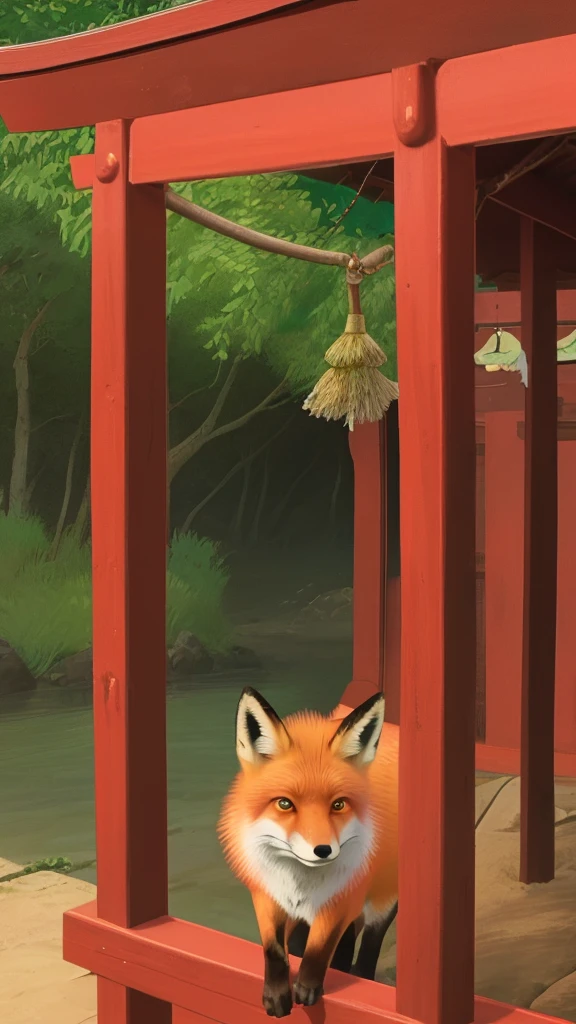 Fox at the shrine