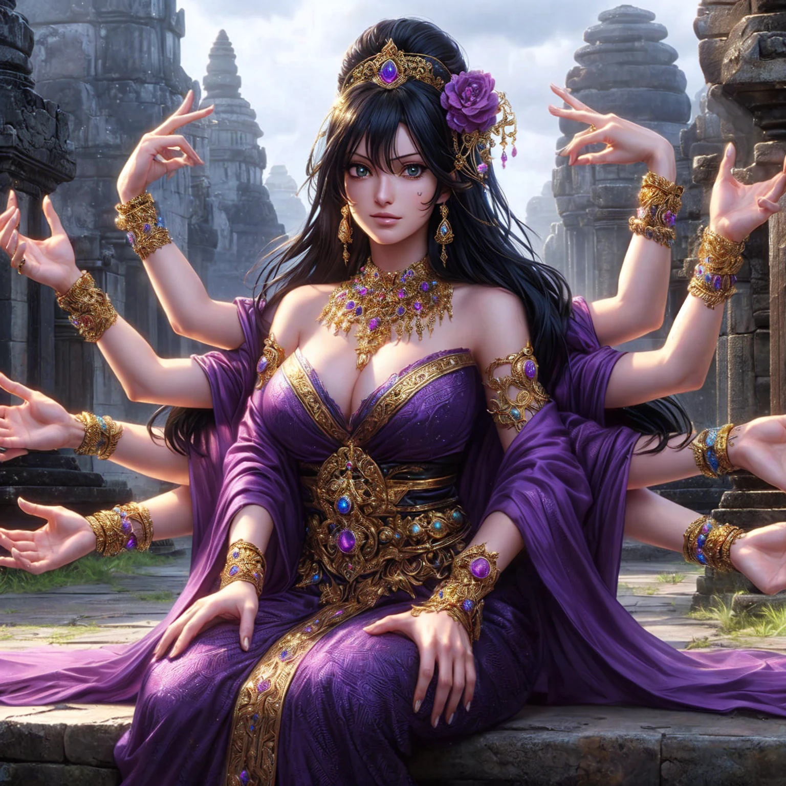 one piece robin , nico robin face , Fine gold jewelry , , ,realistically ,