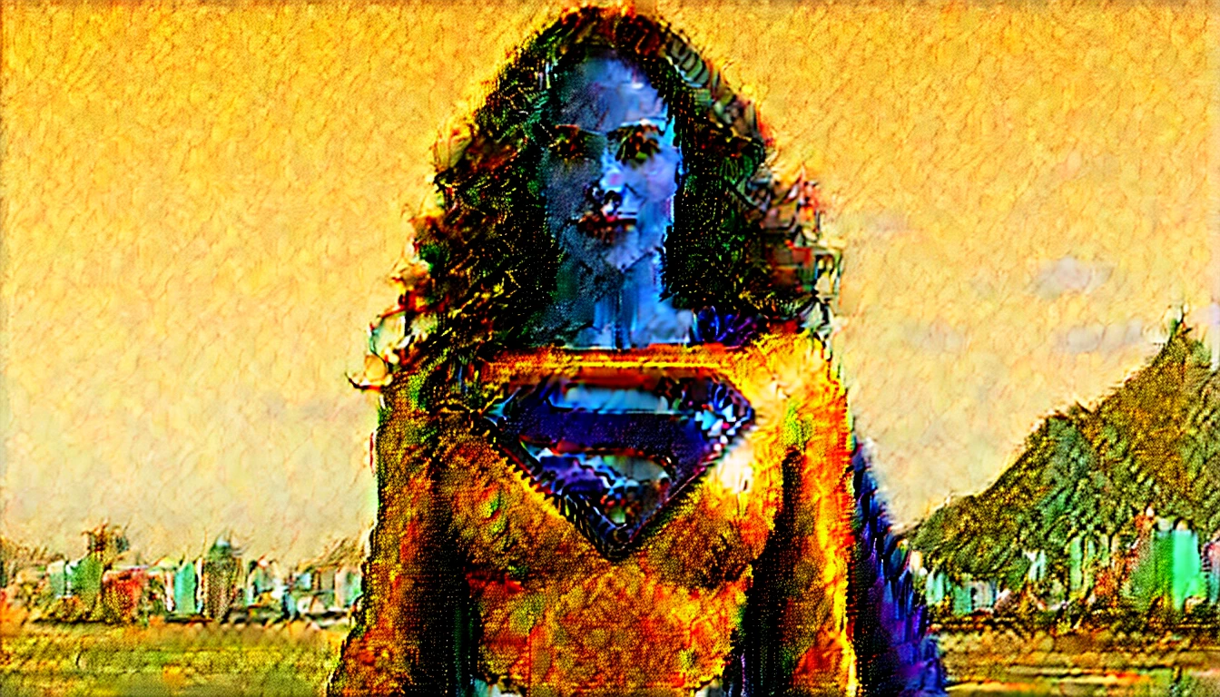 Paula Patton Supergirl 1984s movie costume; saving the world; posição de levantar vôo; braços esticados para cima; floating towards the Rio de Janeiro sky; HD. Photograph, ((realism)), extremely high quality RAW photograph, ultra detailed photograph, sharp focus, high resolution, (detailed skin:1,3),high quality, film grain, Fujifilm XT3,Highly Detailed, movie, (Cinematic Photo:1.3) of (Realistic:1.3). Super breasts. 2000ys