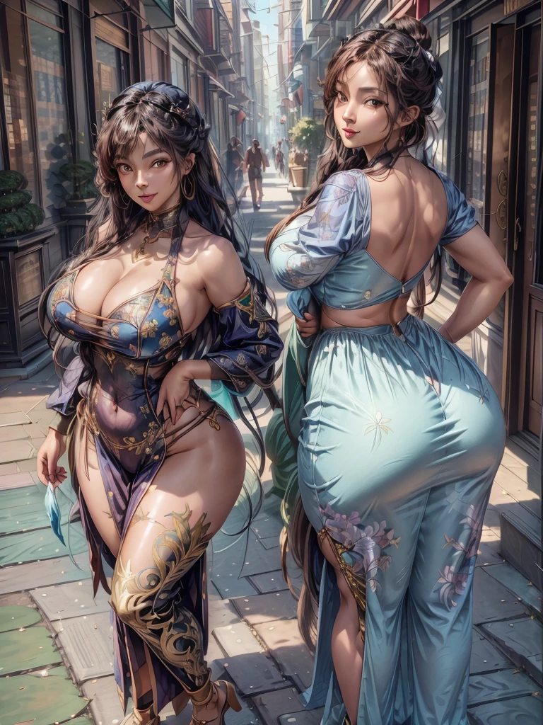 mdjrny-v4 style portrait of a female leprechaun, voluptuous, gorgeous detailed face, mischievous smirk, ample hips, ly detailed accentuated big booty, mature, great aesthetics, perfect anatomy, well proportioned body, intricate, elegant, highly detailed, digital painting, artstation, concept art, smooth, sharp focus, illustration, art by artgerm and Greg Rutkowski and alphonse mucha, 8k, High-quality, insaneailed,