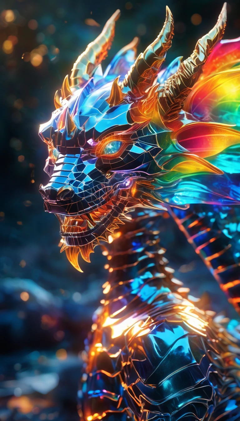 (whole body, detailed), ((Portrait of a dragon with blue butterfly wings:1.5)), photoRealistic, masterpiece: 1.2), (Highest quality, High resolution, 8K), (Realistic: 1.37), faint smoke, ultra detailed , Sharp focus, Bright Eyes, Scale and Texture, mysterious, Calm, Beautiful Landscape, Soft lighting, Vibrant colors, Rainbow and sunshine shining.16K, 超High resolution, Shining in rainbow colors、to be born,wonderful ,future、Iridescent、The world 30 years from now。