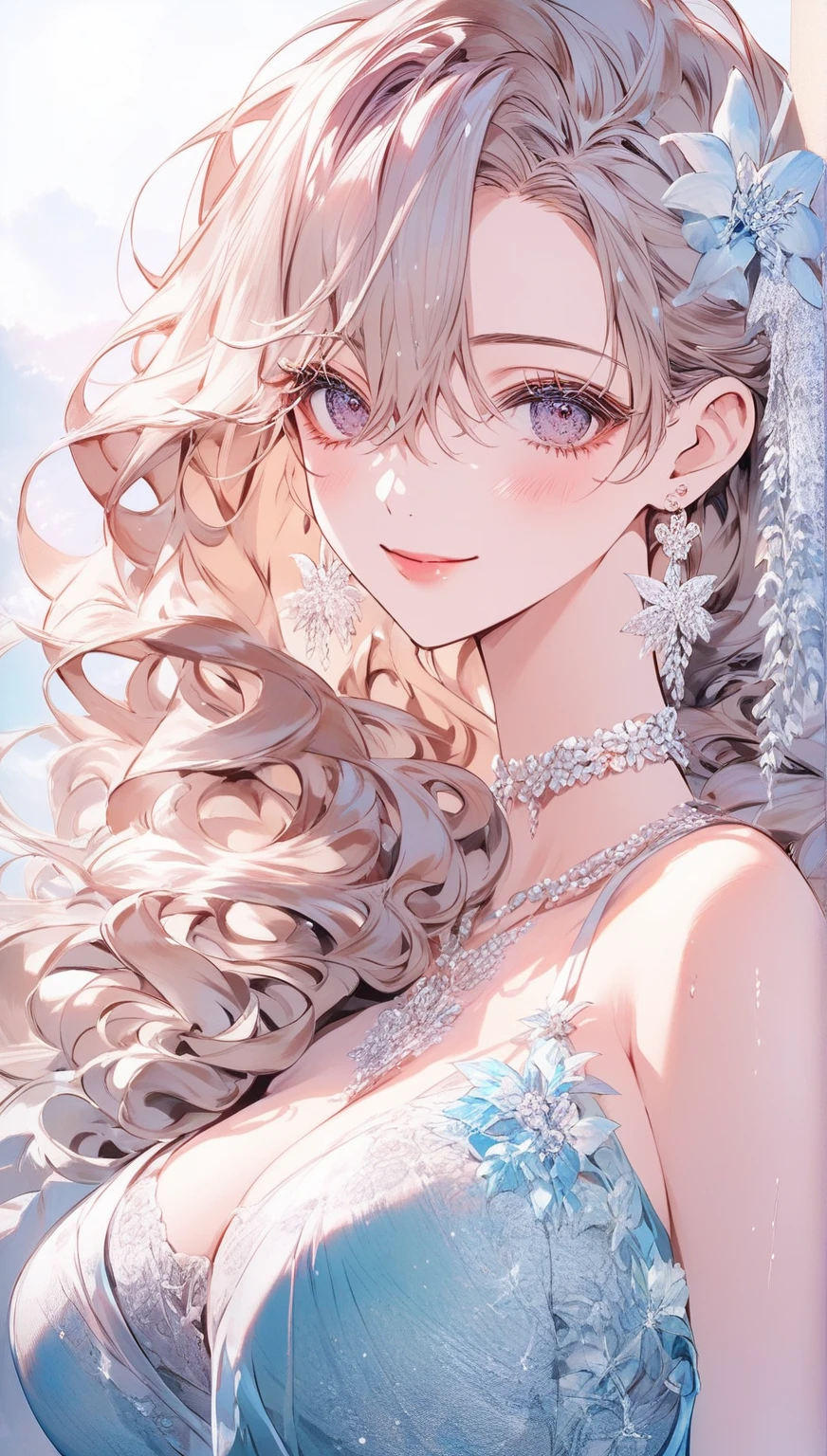 score_9,score_8,score_7,score_8_up,score_7_up、Official art using high quality hand-drawn watercolor sketch techniques. (Highest quality,4K,8K,High resolution,masterpiece:1.2),Super detailed,Beautiful attention to detail,girl with beautiful eyes, everyone, Beautiful Anime Girls, Cute Anime Girl, Smooth anime art, Anime Style, Elegant colors, Soft lighting, Delicate and beautiful wet eyes, Very coquettish, (Beautiful big breasts:1.2), (The right move:1.2),