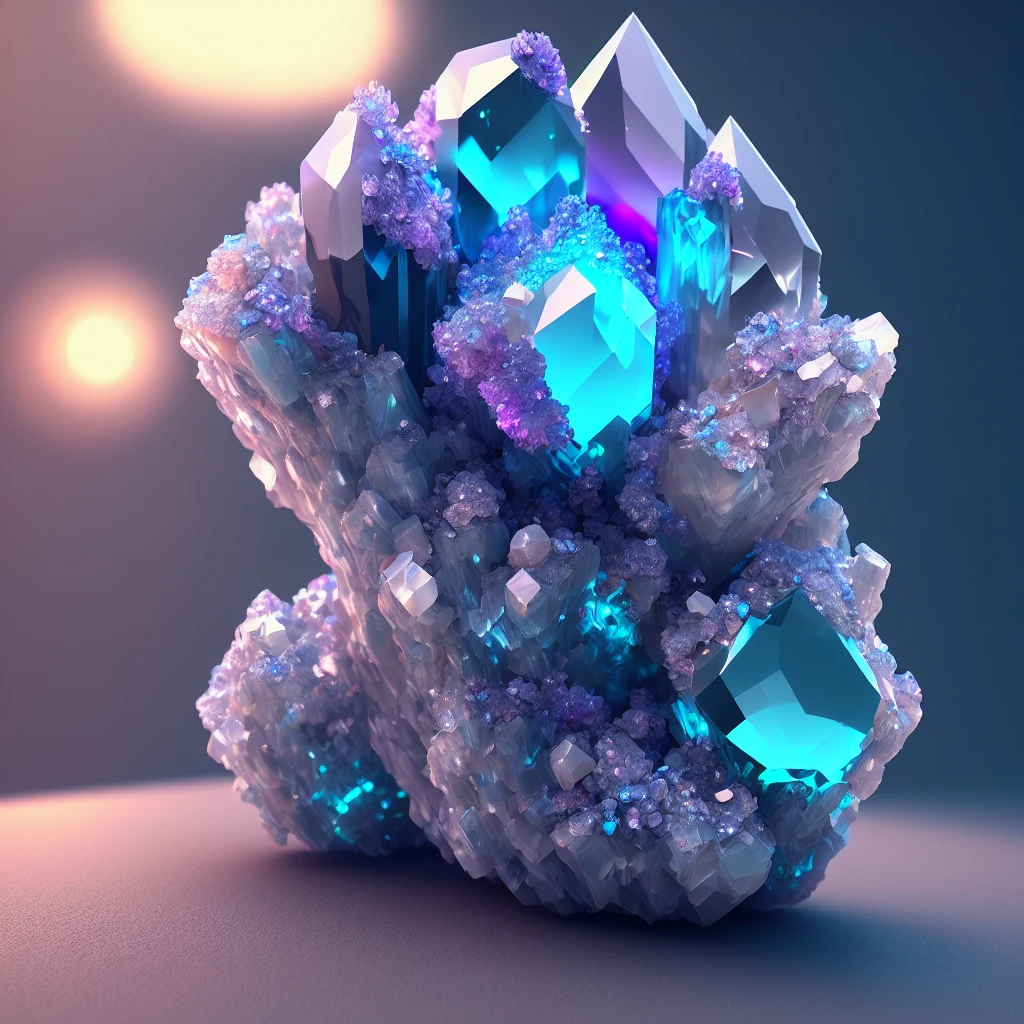 dreamlikeart beautiful mineral, read crystals, ultra detailed, incredible lighting, hyper detailed, 8k, unreal engine 5, 3d render