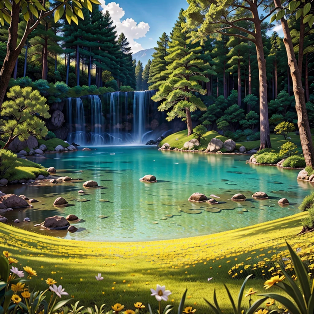 I created photos of nature