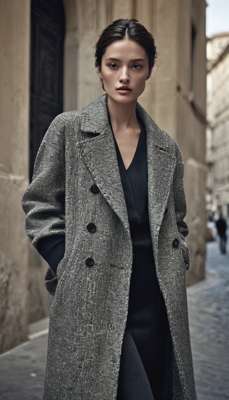 Pantheon exterior, fashion photoshoot, 1girl, high fashion, photographed by Peter Lindbergh, ultra high definition, realistic, perfect hands, full body shot, full color, dynamic angle, dynamic pose
