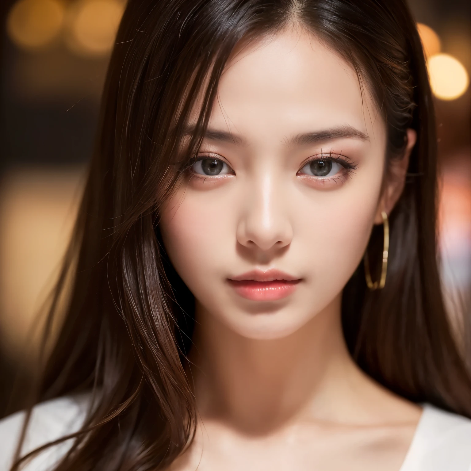 ((Highest quality、masterpiece、8K、Best image quality、Ultra-high resolution、Award-winning works)、(Close up of a woman's face:1.35)、(Naked face close-up:1.3)、(Accurate anatomy:1.1)、(Look at me and smile:1.1)、Ultra-high resolutionの輝く色白美肌、The most detailed face、Ultra-high resolutionの詳細な顔、Ultra-high resolutionの髪の毛、(Ultra-high resolutionの煌めく瞳:1.1)、Beautiful face drawn in every detail、(Blurred Background:1.1)、very bright and vivid、beautiful japanese actresの顔、(An open-air bath surrounded by nature in a hideaway deep in the mountains:1.1)、(hot々Steam rises from the hot spring in:1.1)、(Fantastic Fog:1.1)、Beautiful and bright sunset、Great cinema lighting、The most romantic sunset、Ultra-high resolutionの艶のある唇、Glossy and moisturized skin、Beautiful natural open-air bath、Romantic love feeling、perfect beautiful teeth