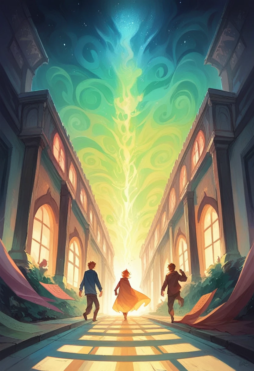 A diverse group of 5 people walking on a glowing, ethereal path, ultra-detailed, 8k resolution, high contrast. Each person emits a vibrant, colorful aura that grows brighter from left to right. The auras are semi-transparent and blend together. The path curves from bottom left to top right. A large, golden "180°" symbol floats prominently in the top left corner. Soft, dreamy lighting. Photorealistic style with slight fantasy elements. Depth of field effect.