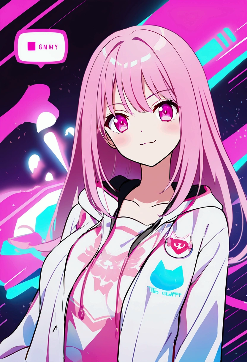 PROMPTS :- This is a gaming logo that features the name GRUMPY GAMING" in a futuristic font and a neon PINK color. and GIRL Anime avtar, The logo also has a stylized controller icon and a CAT button in the background. The logo is designed to be attractive and eye-catching, and to appeal to gaming enthusiasts and YouTube viewers. I hope you like it.