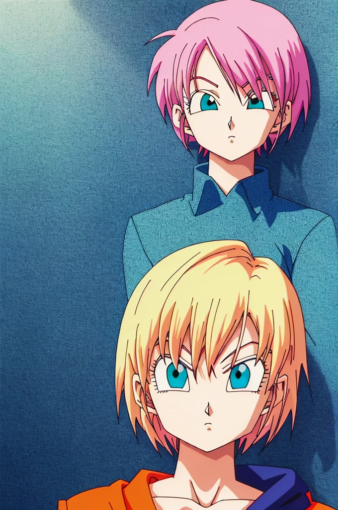 ((Highest quality)), ((masterpiece)), (detailed), ((Akira Toriyama))、One girl, Pink short hair、Blue-green eyes