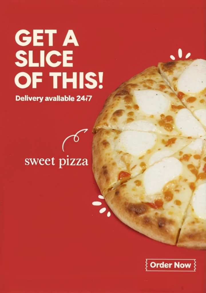 Pizza advertising 