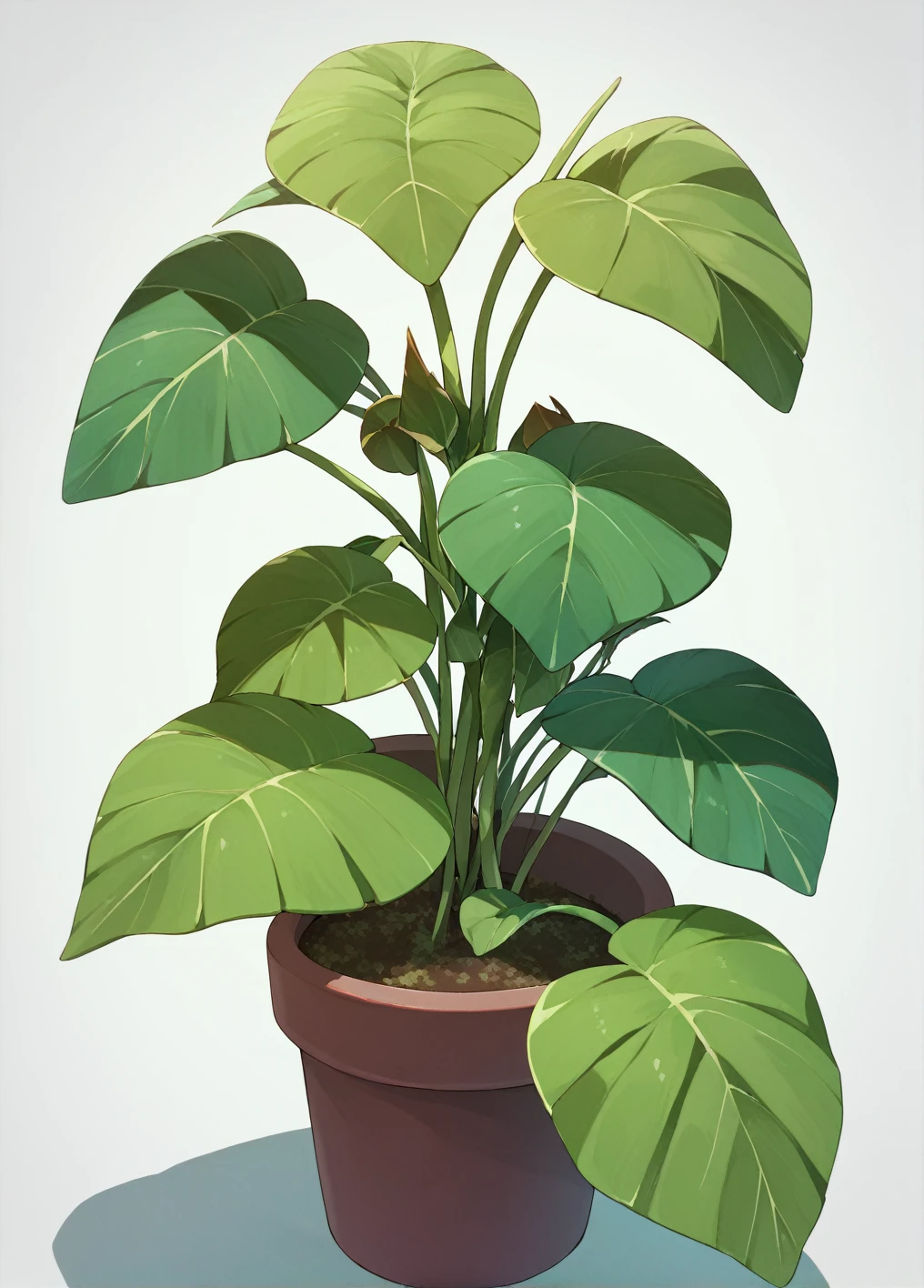 Ultra-detailed illustrations、Ultra-precise expression、masterpiece、Highest quality、ultra High resolution、High resolution、Hiromitsu Takeda Style、White background、Simple Background、Foliage plant、Plants、
