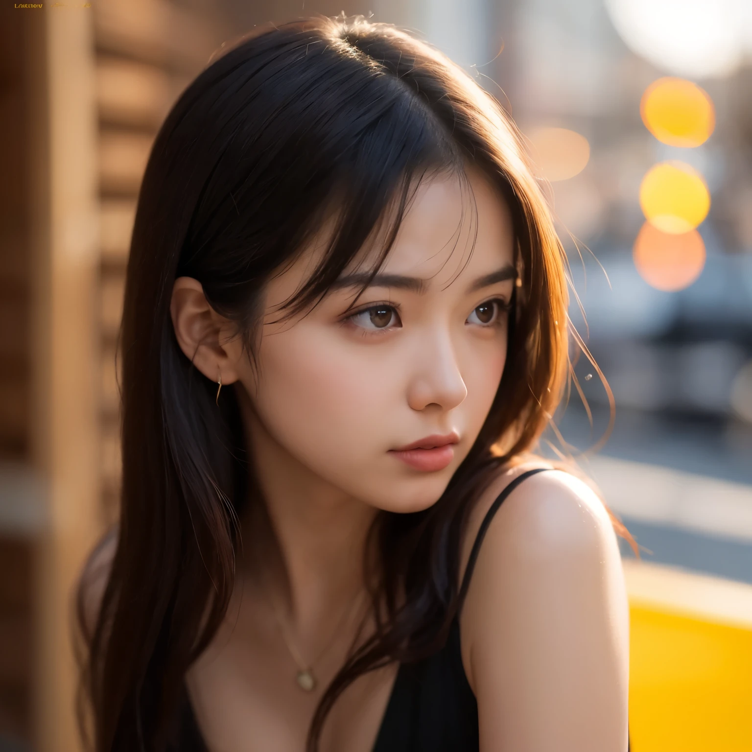 ((Highest quality、masterpiece、8K、Best image quality、Ultra-high resolution、Award-winning works)、(Close up of a woman's face:1.35)、(Naked face close-up:1.3)、(Accurate anatomy:1.1)、(Look at me and smile:1.1)、Ultra-high resolutionの輝く色白美肌、The most detailed face、Ultra-high resolutionの詳細な顔、Ultra-high resolutionの髪の毛、(Ultra-high resolutionの煌めく瞳:1.1)、Beautiful face drawn in every detail、(Blurred Background:1.1)、very bright and vivid、beautiful japanese actresの顔、((An open-air bath surrounded by nature in a hideaway deep in the mountains:1.3))、(hot々Steam rises from the hot spring in:1.1)、(Fantastic Fog:1.1)、Beautiful and bright sunset、Great cinema lighting、The most romantic sunset、Ultra-high resolutionの艶のある唇、Glossy and moisturized skin、Beautiful natural open-air bath、Romantic love feeling、perfect beautiful teeth