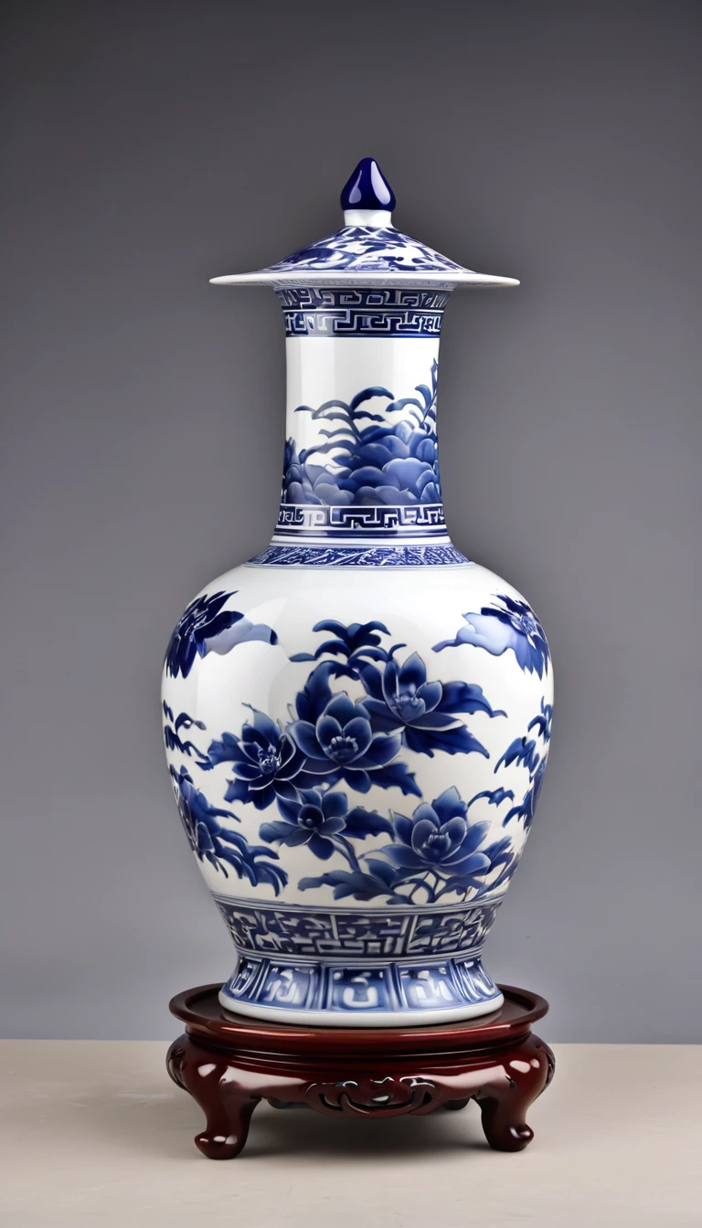 Blue and white porcelain crafts
