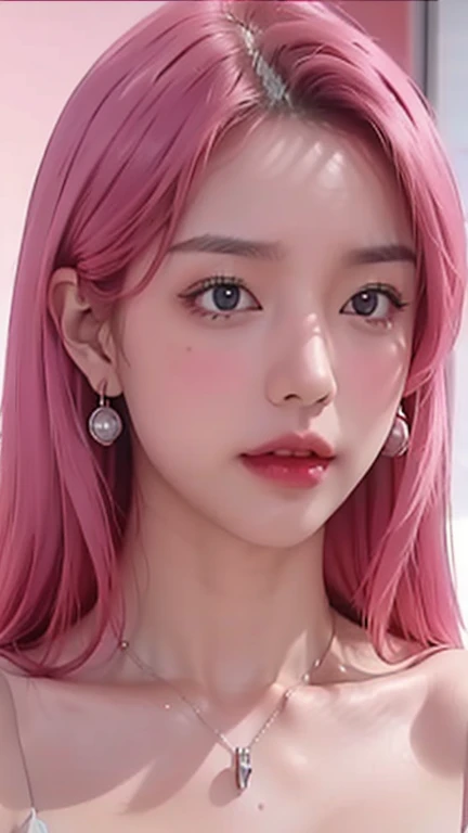 (1 girl:1.3), open shot, Alone, full body masterpiece, Ultra realistic, 16K, Dreamy atmosphere, r3b3cc4 young, Sensual (Erotic), 1 girl (cute young) alone, delicate (seductive) female face, silky realistic hair, hair fringe, looking at viewer, (hentai) Sakuragi Otome (otome dori), goth makeup, pale-pink and red hair (gradient colors) , simple unfocused background, bedroom background, jewelry, earrings, necklace, young beauty, portrait, hoop earrings, realistic, soft lighting, slender hot body , photorealistic, detailed clear eyes, extremely erotic, delicate feminine, muscular female body, large natural breasts, belly hot, narrow waist, proportionally big hips, thick legs, beautiful, nude (porn), different sensual positions, raw, analog, sharp focus, 8K, high definition, dslr, high quality, Fujifilm XT3, Film grain, award winning, highly detailed skin artwork, realistic skin details, visible pores, clear focus, volumetric fog, 8k hd, dslr, high quality, Film grain, light skin, photographic realism , lomography 