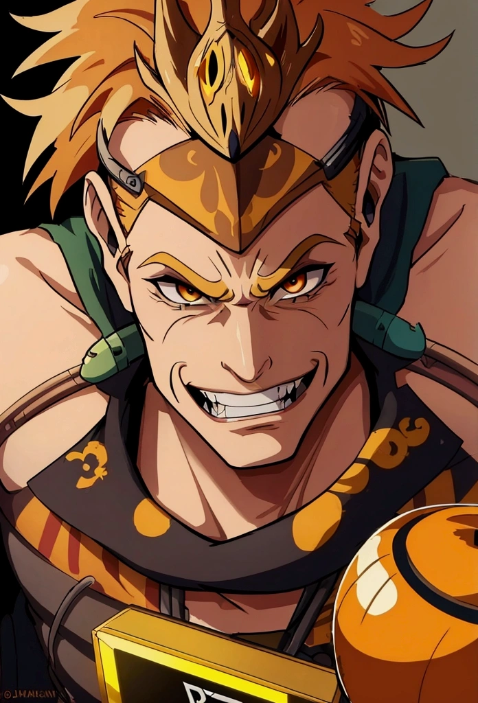 junkrat qui joue au jeux-vidéo avec un PC