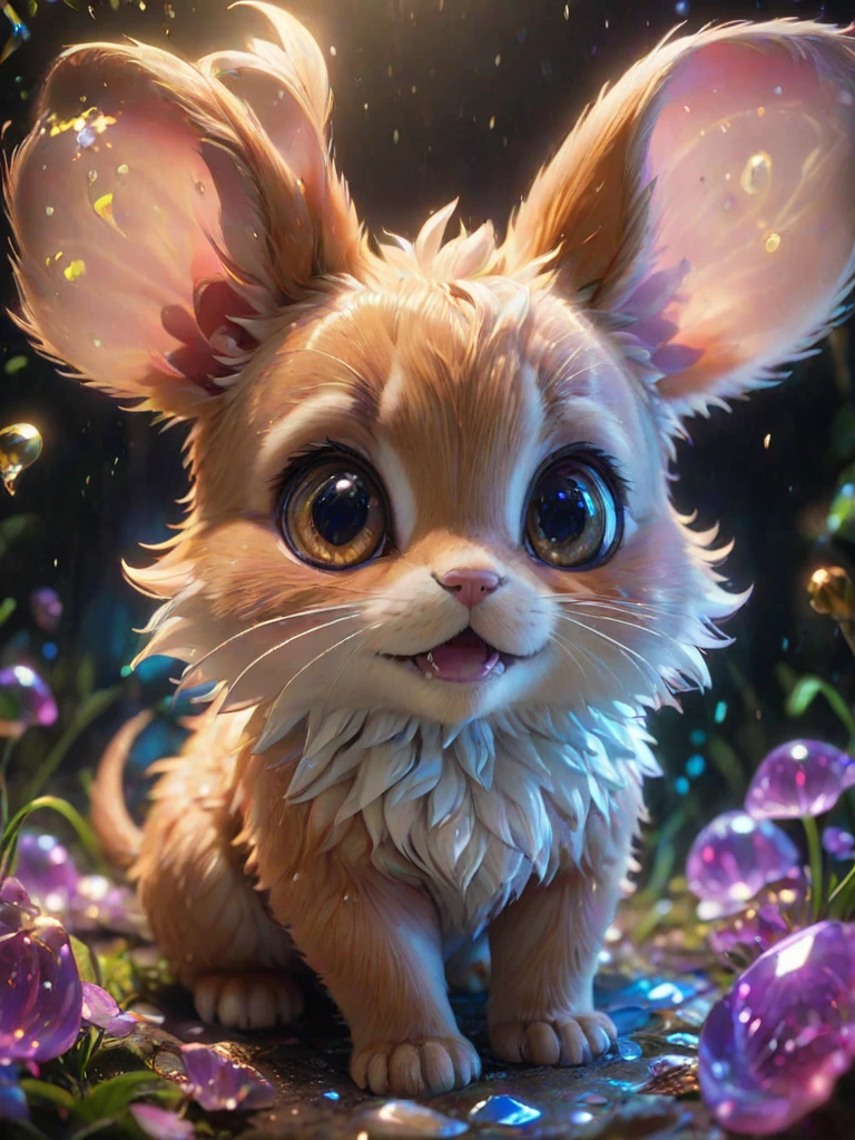 anime artwork a cute animal, no human, a lot of little details, by ayami kojima, smooth shading, 8k, cinematic composition, octane render, concept art, trending on artstation, digital painting, anime, disney, pixar, 8k, hd, dof, kodak film, volumetric lighting, subsurface scattering, photorealistic, octane magical  holography, [prompt] anime style, key visual, vibrant, studio anime,  highly detailed