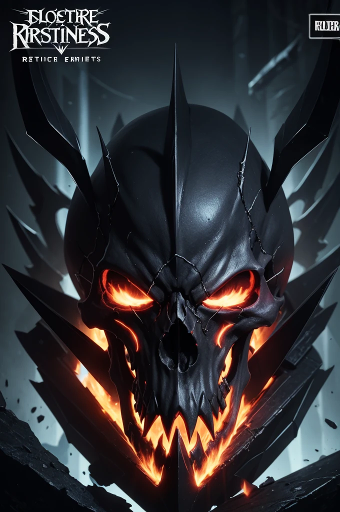 Recreate the Darkness supplements logo, but more aggressive on the skull