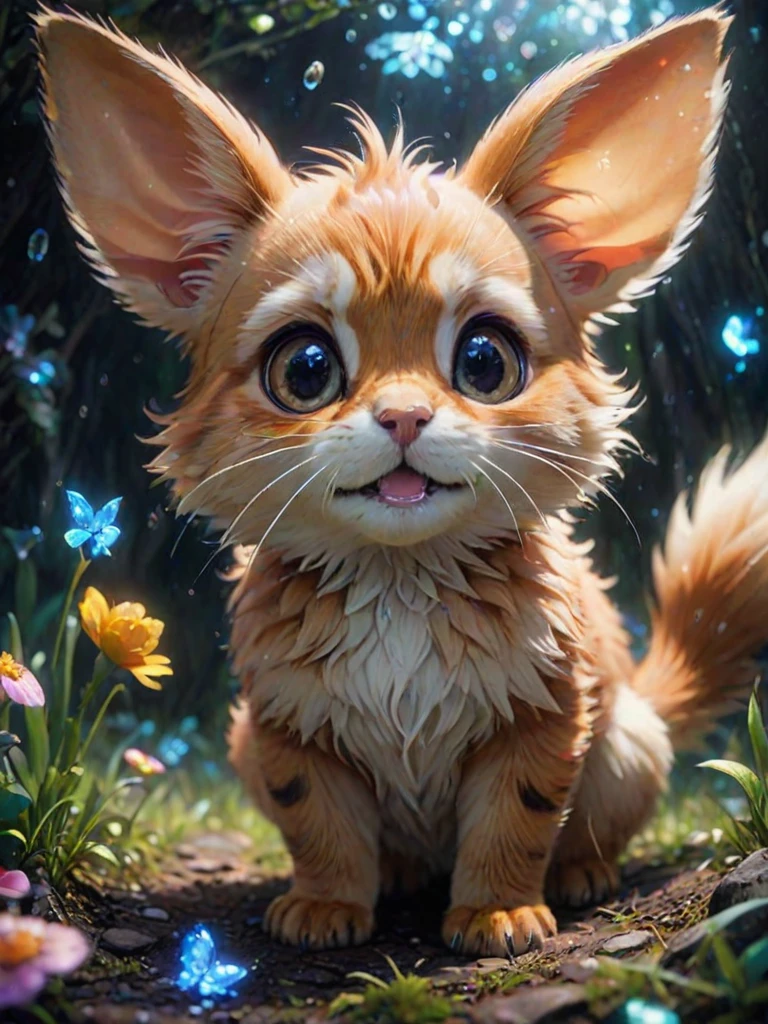 anime artwork a cute animal, no human, a lot of little details, by ayami kojima, smooth shading, 8k, cinematic composition, octane render, concept art, trending on artstation, digital painting, anime, disney, pixar, 8k, hd, dof, kodak film, volumetric lighting, subsurface scattering, photorealistic, octane magical  holography, [prompt] anime style, key visual, vibrant, studio anime,  highly detailed眠い
