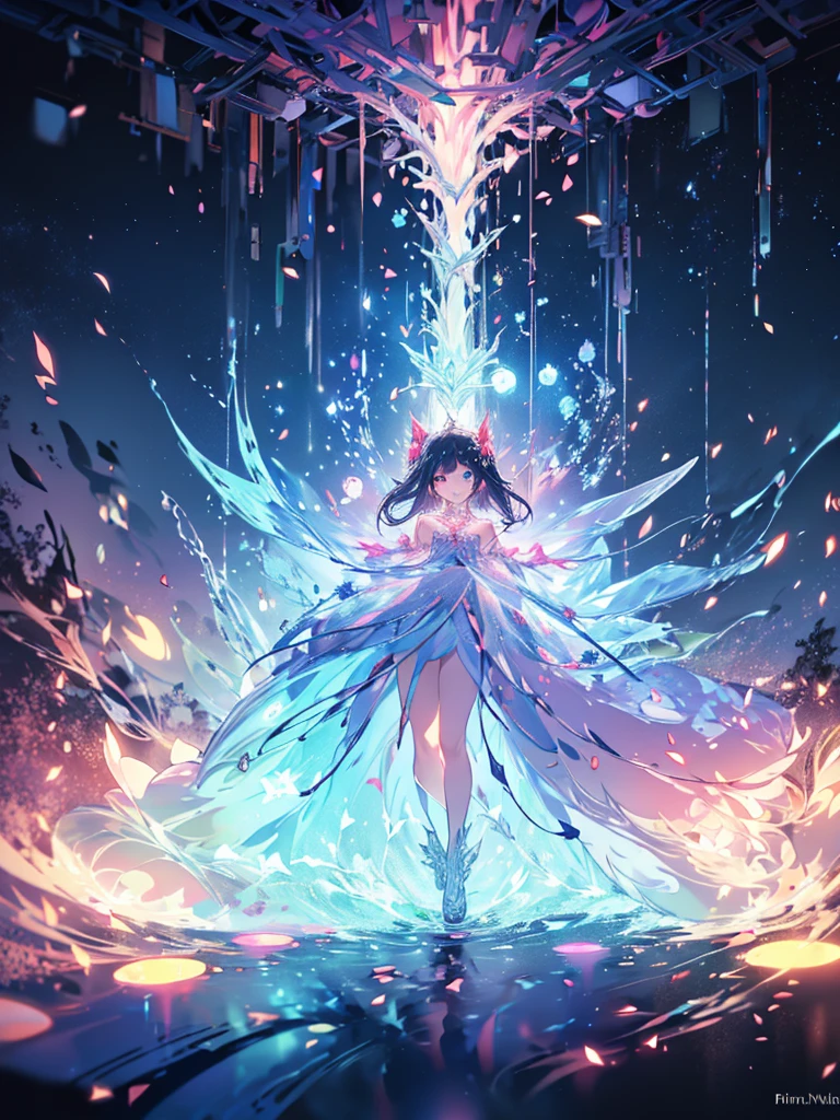 Fairy-like Rosely Woman,(Very detailed:1.2),(Better Quality:1.2),(8K:1.2),Sharp focus,(Underground diffusion:1.1),Award-winning photography,Professional portrait photography,(Accurate shots:1.1) (Glowing Bioluminescent Forest:1.2),Rainbow fairy wings,Sensual expression (Very detailed背景:1.2),(Magical fantasy:1.0), (Knolling Case:1.1),(Analog Style:1.1),(Model shooting style:1.2),Dramatic lighting,