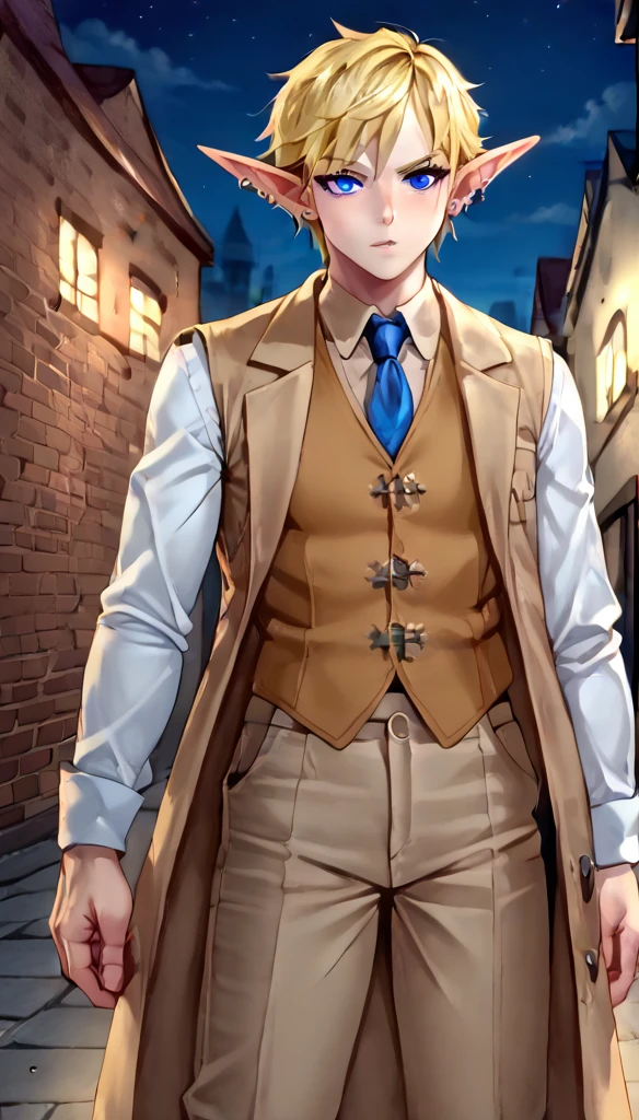 (zPDXL2), score_9_up, BREAK
1man, (half-elf(:1.2), (tall), pale skin, Thin, skinny), (blonde hair, short hair), (piercing gaze, blue eyes, a thin face, ear piercing), (brown trench coat, (suit, vest, pants)), medieval fantasy city alleyway, night scene, BREAK
AissistXLv2, unaestheticXL_bp5, SimplePositiveXLv2, zPDXL2 PonyXLV6_Scores