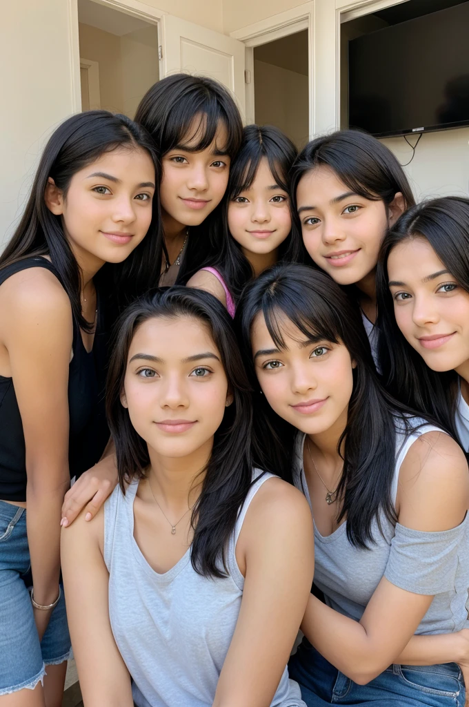 A group of 4 friends 2 girls and 2 boys