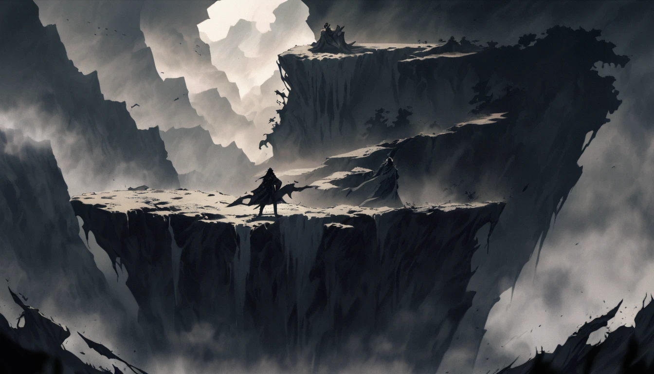 Best quality, Masterpiece, 超高分辨率, (photograph realistic:1.4), surrealism, Dream-like,fusionart, Shadowdancer, shadow magic, darkness control, stealth, shadowstep, umbral spells, hidden blade,