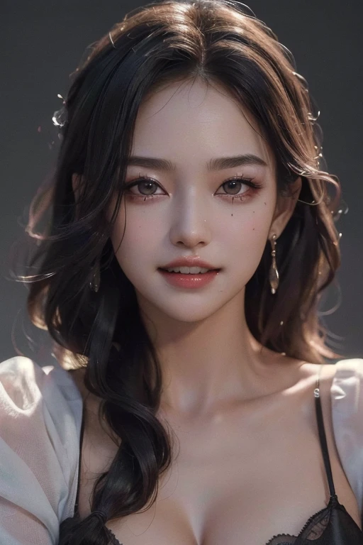 (masterpiece, Highest quality, Beautiful quality, Realistic, View your viewers, Detailed lighting, Highly detailed skin, Very fine hair, Highly detailed teeth, Shadow, 8K:1.2), (Women&#39;s photos, One girl:1.2), 