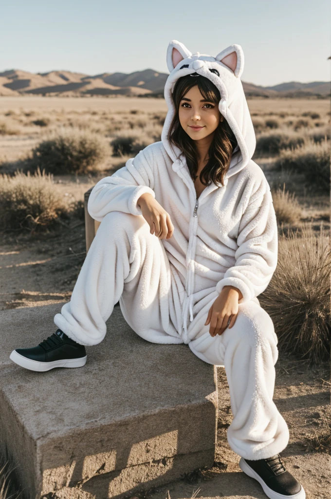 Duse in zn furry onesie