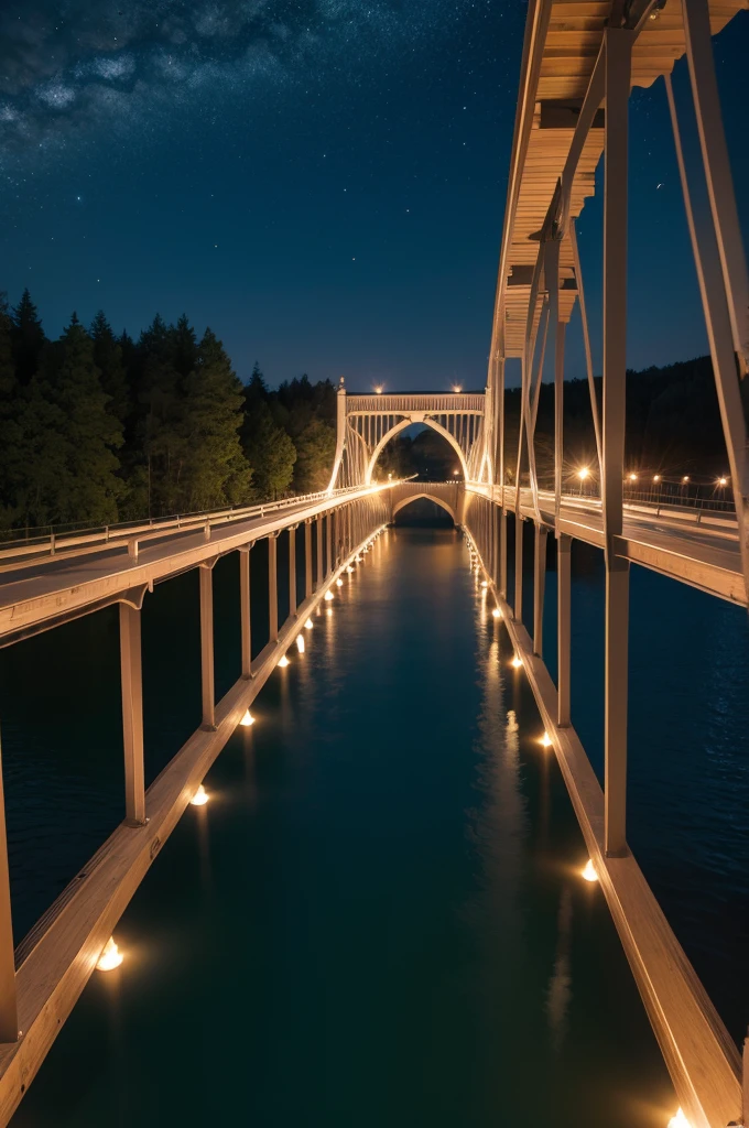 Night bridge image