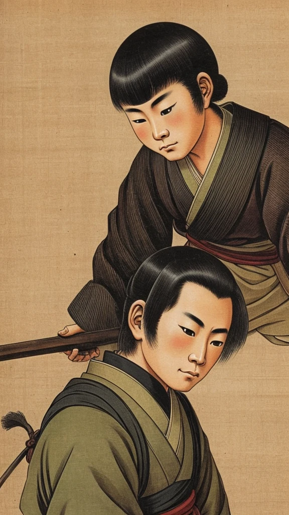 Monkey-faced boy The Japanese in the Sengoku Period Working like a human being