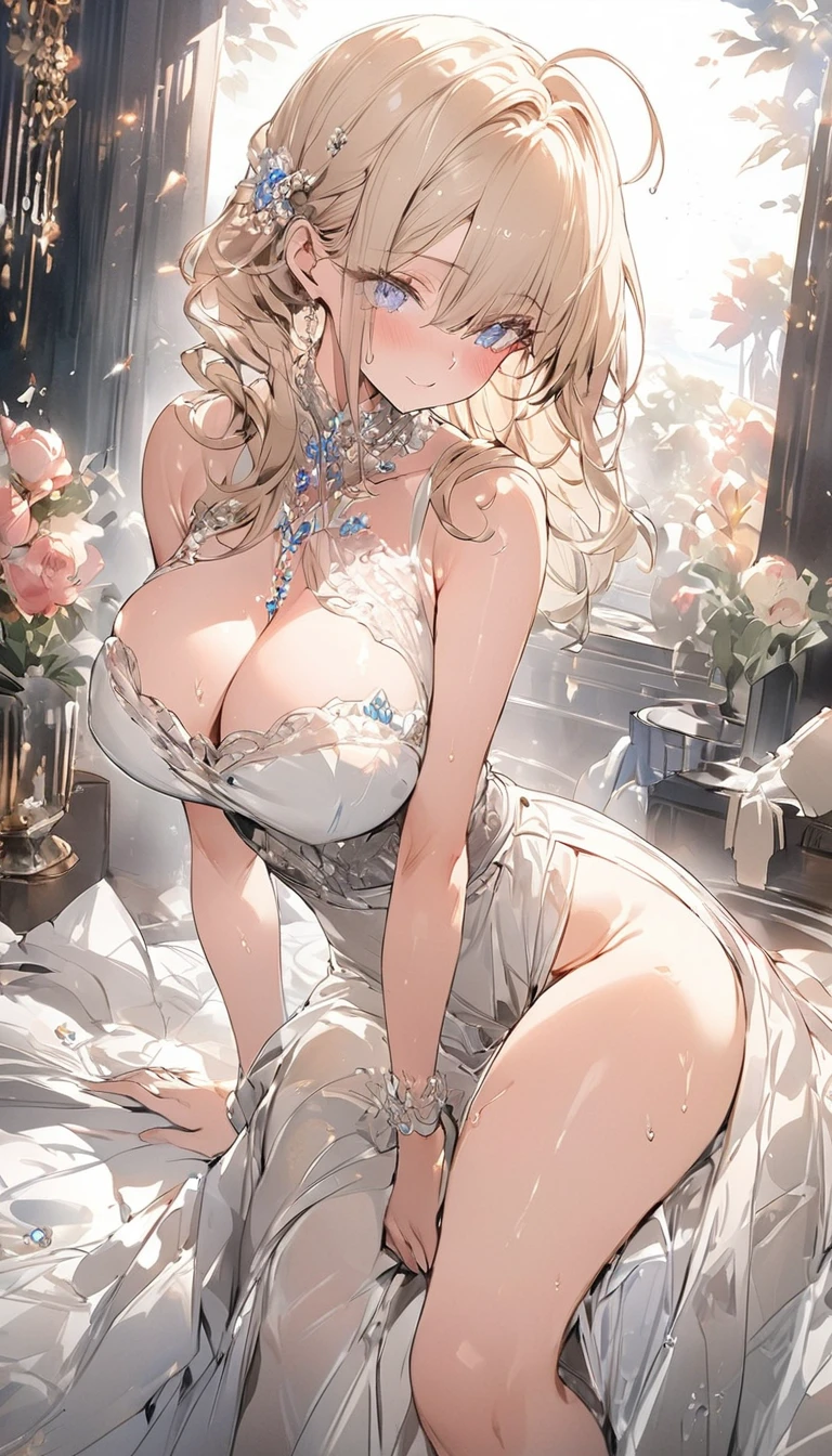 Official art using high quality hand-drawn watercolor sketch techniques. (Highest quality,4K,8K,High resolution,masterpiece:1.2),Super detailed,Beautiful attention to detail,girl with beautiful eyes, everyone, Beautiful Anime Girls, Cute Anime Girl, Smooth anime art, Anime Style, Elegant colors, Soft lighting, Delicate and beautiful wet eyes, Very coquettish, (Beautiful big breasts:1.2), (The right move:1.2),
