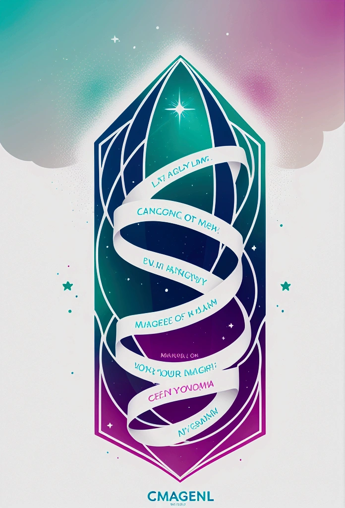 Magic text and graphic design inspired by Canva