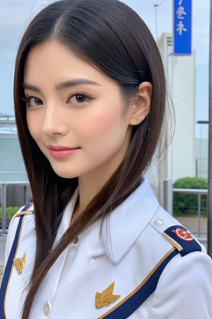 Masterpiece, best quality, perfect face ,white face,air hostess sexy girl